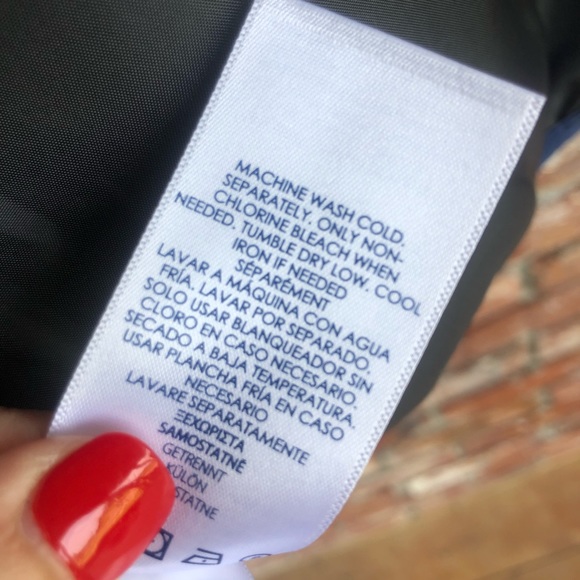 Chaps navy puffer vest size XL - Picture 8 of 9